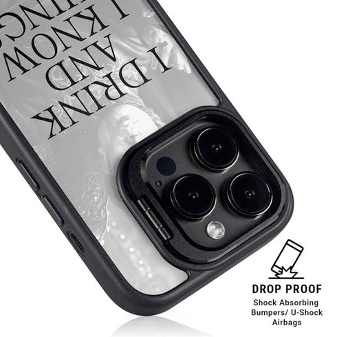 Game of Thrones: Tyrion Lannister Quote iPhone 15 Pro Kickstand Case